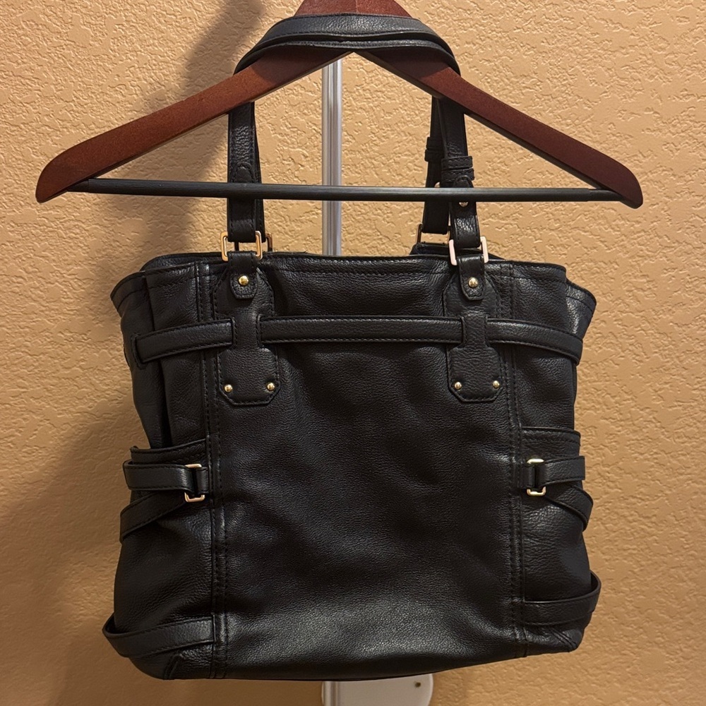 Michael Kors Leather Handbag Black - Picture 3 of 8